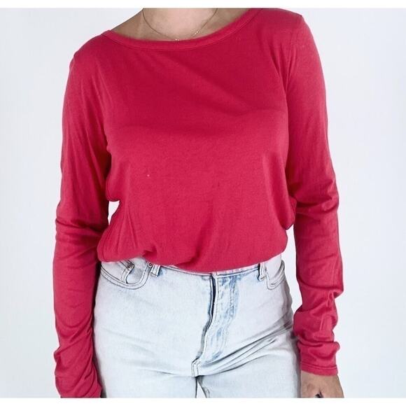 NWT Splendid Scoop Neck Open Back Pink Top - Picture 1 of 5